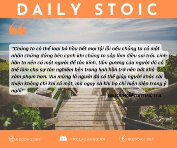 Ngày 10 tháng 3: TÌM CHO MÌNH MỘT TRIẾT GIA CATO