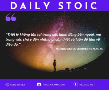 Ngày 1 tháng 5: HÃY ĐỂ TÍNH CÁCH TRỞ THÀNH LỜI TUYÊN BỐ LỚN NHẤT