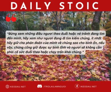 Ngày 20 tháng 6: ĐIỀM TĨNH DỄ LÂY LAN