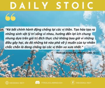 Ngày 20 tháng 7: SINH RA VÌ CÔNG LÝ