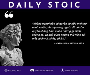 Ngày 29 tháng 8: KHÔNG MUỐN GÌ LÀ CÓ MỌI THỨ