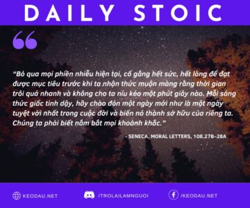 Ngày 9 tháng 5: CARPE DIEM — HÃY SỐNG VỚI NGÀY HÔM NAY