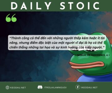 Ngày 16 tháng 9: AI CŨNG CÓ THỂ MAY MẮN, NHƯNG KHÔNG PHẢI AI CŨNG CÓ Ý CHÍ