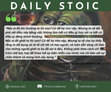 Ngày 17 tháng 9: ĐỐI XỬ VỚI NGƯỜI CĂM GHÉT MÌNH