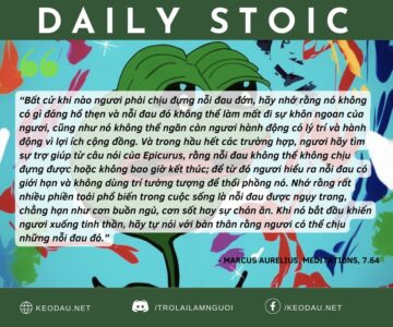 Ngày 18 tháng 9: XỬ LÝ NỖI KHỔ ĐAU