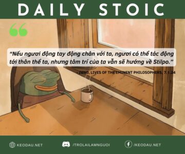 Ngày 30 tháng 9: BẠN KHÔNG THỂ TÁC ĐỘNG ĐẾN TÔI