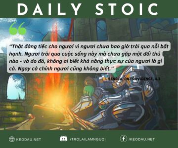 Ngày 4 tháng 9: KHI CHƯA ĐƯỢC THỬ THÁCH, LÀM SAO HIỂU ĐƯỢC MÌNH?